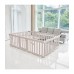 ifam รั้วกั้นเด็ก รุ่น Birch 10 แผ่น 218x147x60 cm พร้อมแผ่นรองคลาน สี Beige